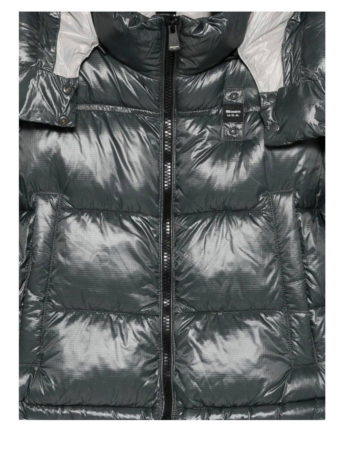 GIUBBINO BLAUER DONNA CORTO OVER GRIGIO