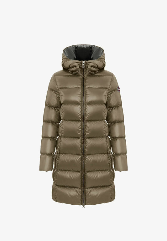 COLMAR DONNA VERDE LUNGO CON CAPPUCCIO