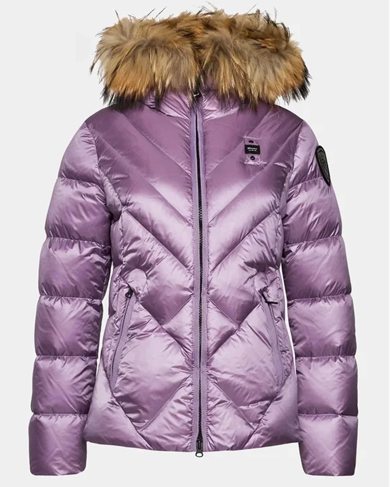 GIUBBINO BLAUER CORTO  DONNA VIOLA PELLICCIA