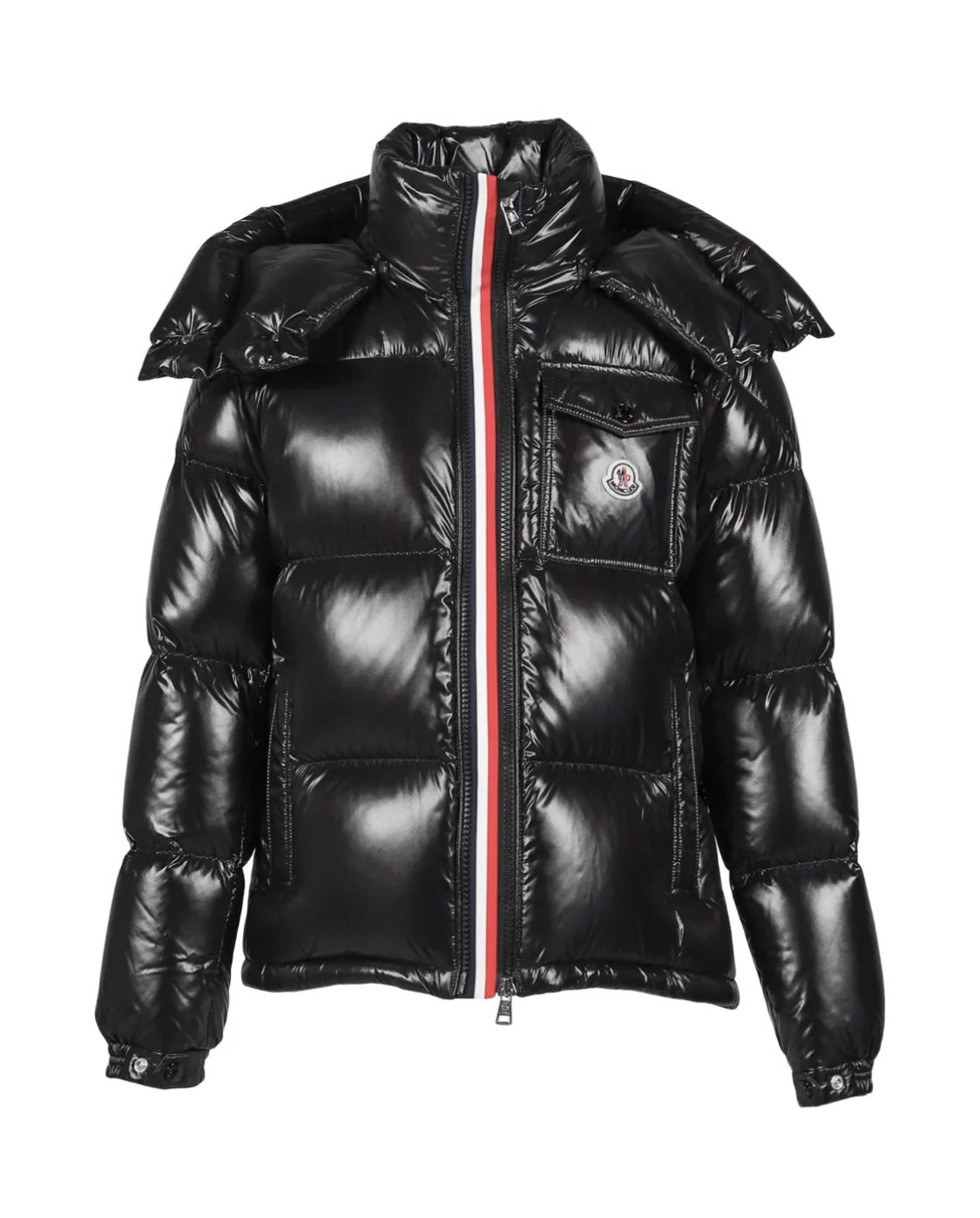 GIUBBINO MONCLER UOMO NERO LUCIDO