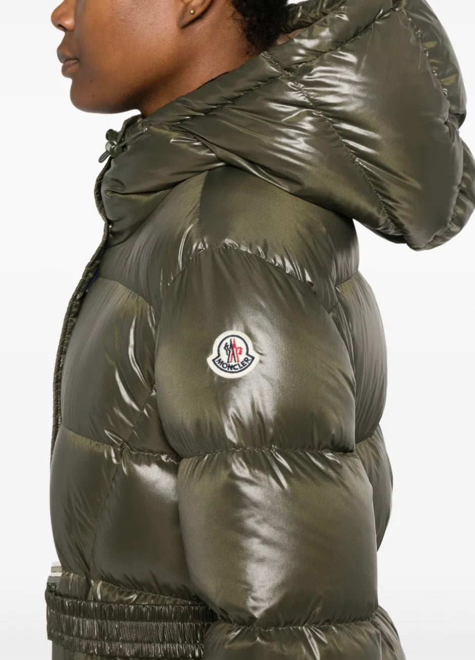 GUBBINO MONCLER DONNA LUNGO VERDE